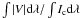 Mathematical equation: $\int |V| {\rm d}\lambda/\int I_{\rm c} {\rm d}\lambda$
