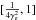 Mathematical equation: $\lbrack \frac{1}{4\gamma_{\rm e}^2} ,1\rbrack$