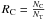 Mathematical equation: $R_{\rm C}=\frac{N_{\rm C}}{N_{\rm T}}$