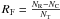 Mathematical equation: $R_{\rm F}=\frac{N_{\rm R}-N_{\rm C}}{N_{\rm T}}$