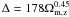 Mathematical equation: \appendix \setcounter{section}{1} $\Delta = 178 \Omega_{\rm m, z}^{0.45}$