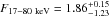 Mathematical equation: $F_{17-80~{\rm keV}}=1.86^{+0.15}_{-1.23}$