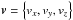 Mathematical equation: \appendix \setcounter{section}{1} \hbox{${\bm{v}} = \left\{ {v_x ,v_y ,v_z } \right\}$}