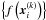 Mathematical equation: \appendix \setcounter{section}{2} \hbox{$\left\{ {f\left( {{\bm{x}}_i^{\left( k \right)} } \right)} \right\}$}