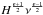 Mathematical equation: \hbox{$H^\frac{\epsilon+1}{2}\nu^\frac{\epsilon-1}{2}$}