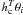 Mathematical equation: \appendix \setcounter{section}{1} $h_{\rm c}^T\theta_i$