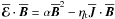 Mathematical equation: $\overline{\vec{\mathcal{E}}}\cdot\overline{\vec{B}} = \alpha\overline{\vec{B}}^2-\eta_{\rm t}\overline{\vec{J}} \cdot\overline{\vec{B}}$