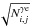 Mathematical equation: \appendix \setcounter{section}{2} \hbox{$\sqrt{N_{i,j}^{\gamma {\rm e}}}$}