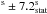Mathematical equation: \hbox{$^{\rm s}\pm7.2^{\rm s}_{\rm stat}$}