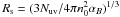 Mathematical equation: \hbox{$R_{\rm s}=(3N_{\rm uv}/4\pi n_0^2\alpha_B)^{1/3}$}