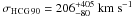 Mathematical equation: \hbox{$\sigma_{\rm HCG\,90}=206_{-80}^{+405}~\rm km~s^{-1}$}