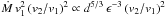 Mathematical equation: \hbox{$\dot M\, v_1^2\, (v_2/v_1)^2\propto d^{5/3}\,\epsilon^{-3}\, (v_2/v_1)^2$}