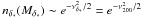 Mathematical equation: \hbox{$n_{\deltas}(M_{\deltas}) \sim e^{-\nu_{\deltas}^2/2} = e^{-\nu_{200}^2/2}$}