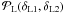 Mathematical equation: \hbox{$\cP_{\rm L}(\delta_{\rm L1},\delta_{\rm L2})$}