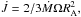 Mathematical equation: \hbox{$ \dot J={2/3} \dot M \Omega R^2_{\rm A},$}