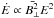 Mathematical equation: \appendix \setcounter{section}{1} \hbox{$\dot E \propto \bar{B_{\perp}^2} E^2$}