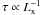 Mathematical equation: \hbox{$\tau \propto L_{\rm x}^{-1}$}