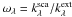 Mathematical equation: \appendix \setcounter{section}{1} \hbox{$\omega_\lambda=k^{\rm sca}_\lambda/k^{\rm ext}_\lambda$}