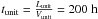Mathematical equation: \hbox{$t_{\rm unit}=\frac{L_{\rm unit}}{V_{\rm unit}}=200\;\textrm{h}$}