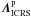 Mathematical equation: \hbox{${\vec A}_{\rm ICRS}^{\rm p}$}