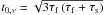 Mathematical equation: \hbox{$t_{0,\nu}=\sqrt{3\tau_{\rm f}\left(\tau_{\rm f}+\tau_{\rm s}\right)}$}