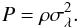 Mathematical equation: \begin{equation} \label{eq:ise} P=\rho\sigma^2_{\lambda}. \end{equation}