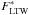 Mathematical equation: \appendix \setcounter{section}{1} \hbox{$F_{\rm LTW}^{\ast}$}