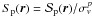 Mathematical equation: \hbox{$S_{\rm p}(\vec r)=\mathcal{S}_{\rm p}(\vec r)/\sigma_v^p$}