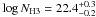 Mathematical equation: \hbox{$\log N_{\rm H3}=22.4^{+0.3}_{-0.2}$}
