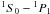 Mathematical equation: \hbox{${}^1S_0- {}^1P_1$}