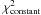 Mathematical equation: \hbox{$\chi^2_{\rm constant}$}