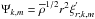 Mathematical equation: \hbox{$\Psi_{k,m}={\overline\rho}^{1/2}r^{2}\xi^{'}_{r;k,m}$}