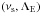 Mathematical equation: \hbox{$\left(\nu_{\rm s},\Lambda_{\rm E}\right)$}