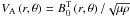 Mathematical equation: \hbox{$V_{\rm A}\left(r,\theta\right)=B_{0}^{\rm T}\left(r,\theta\right)/\sqrt{\mu\rho}$}