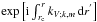 Mathematical equation: \hbox{$\exp\left[{\rm i}\int_{\,r_{\rm c}}^{\,r}k_{V;k,m}\,{\rm d}r^{'}\right]$}