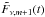 Mathematical equation: \appendix \setcounter{section}{1} \hbox{$\tilde F_{\nu,m+1} (t)$}