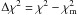 Mathematical equation: \hbox{$\Delta \chi^2 = \chi^2 - \chi^2_{\rm m}$}