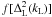 Mathematical equation: \hbox{$f[ \Delta_{\rm L}^2(k_{\rm L}) ]$}