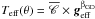 Mathematical equation: \hbox{$T_{\rm eff}(\theta)=\overline{\mathscr{C}}\times\vec{g}_{\rm eff}^{\betaup_{\rm GD}}$}