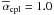 Mathematical equation: \hbox{$\overline{\alpha}_{\rm cpl}=1.0$}