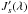 Mathematical equation: \appendix \setcounter{section}{2} \hbox{$J'_s(\lambda)$}