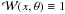 Mathematical equation: \appendix \setcounter{section}{3} \hbox{$\mathcal{W}(x, \theta)\equiv 1$}