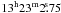 Mathematical equation: \hbox{$13^{\rm h}23^{\rm m}2\fs75$}