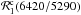 Mathematical equation: \hbox{$\mathcal{R}^{\rm c}_1(6420/5290)$}