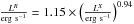 Mathematical equation: \appendix \setcounter{section}{1} \hbox{$\frac{L^{R}}{\rm erg~s^{-1}}=1.15\times \left (\frac{L^{X}}{\rm erg~s^{-1}}\right )^{0.94}$}