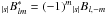 Mathematical equation: \hbox{$\sBlm^* = (-1)^m \sB_{l,-m}$}