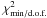 Mathematical equation: \hbox{$\chi^2_{\rm min/d.o.f.}$}