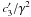 Mathematical equation: $c'_3/\gamma^2$