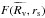 \hbox{$F(\widetilde{R_{\rm v}},r_{\rm s})$}