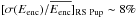 Mathematical equation: \hbox{$[\sigma(E\mathrm{_{enc}})/\overline{E\mathrm{_{enc}}}]_{\mathrm{RS~Pup}}\sim8\%$}